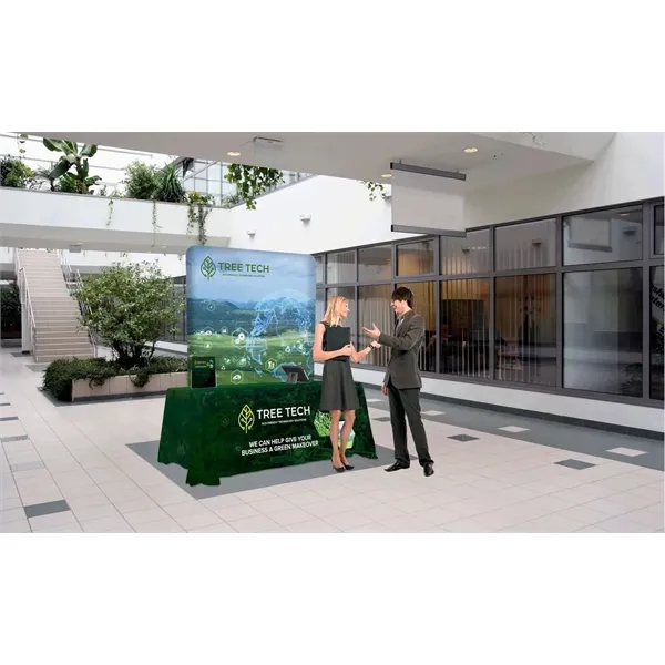 Environmentally-friendly table throw designed for use with 6' wide tables; covers... from ASI 87188 Showdown Displays