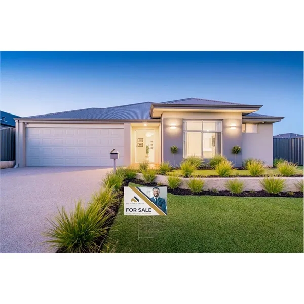 24" x 18" corrugated plastic sign with step stakes and full... from ASI 87188 Showdown Displays