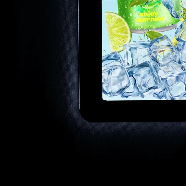 18"W x 15"H LED display with artwork printed on white poly-carbonate... from ASI 87188 Showdown Displays