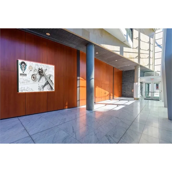 30" x 60" wall mount kit with backlit dye sublimated graphics.... from ASI 87188 Showdown Displays