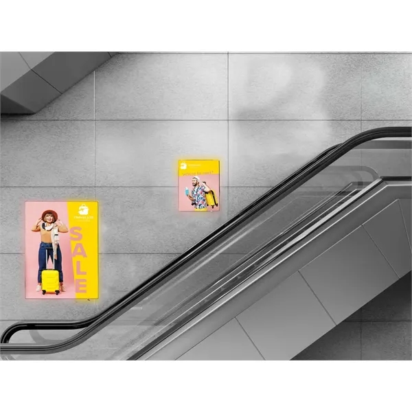 24" x 36" wall mount kit with backlit dye sublimated graphics.... from ASI 87188 Showdown Displays