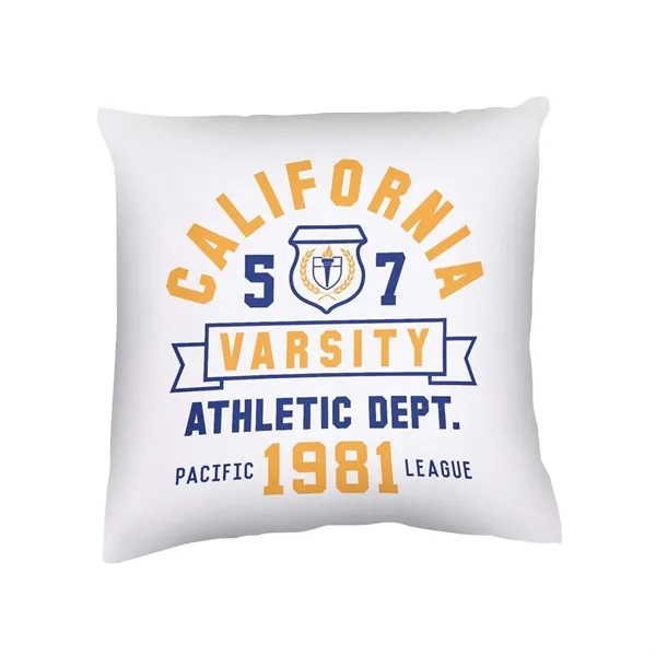 16" x 16" decorative pillow with single-sided, dye sublimation printed pillow... from ASI 87188 Showdown Displays