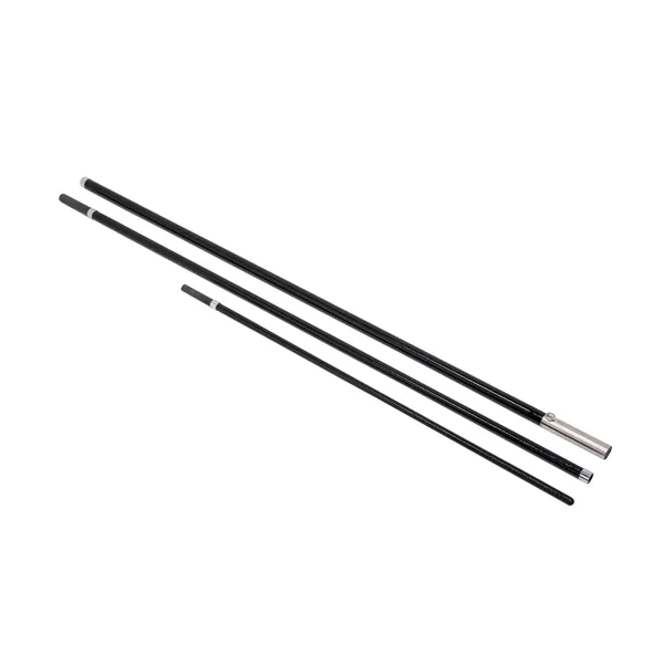 10' flag pole with high-gloss black paint finish, rounded tip at... from ASI 87188 Showdown Displays