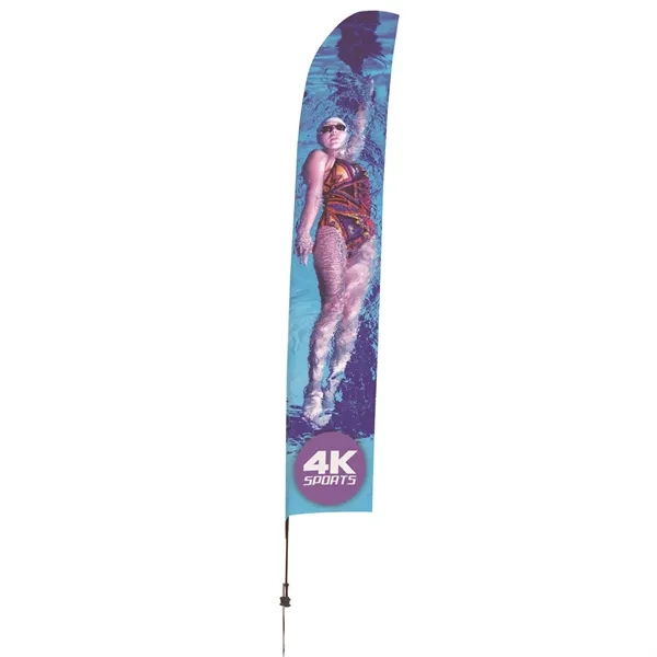 17' blade sail sign made of super poly knit fabric with... from ASI 87188 Showdown Displays