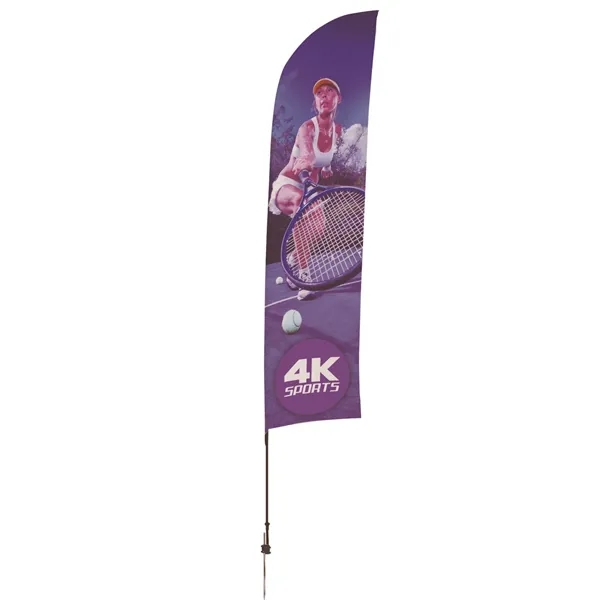 13' blade sail sign made of super poly knit fabric with... from ASI 87188 Showdown Displays