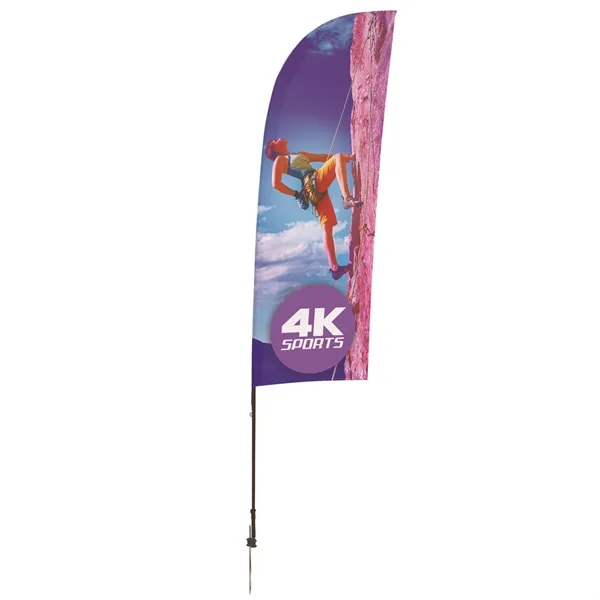 9' blade sail sign made of super poly knit fabric with... from ASI 87188 Showdown Displays