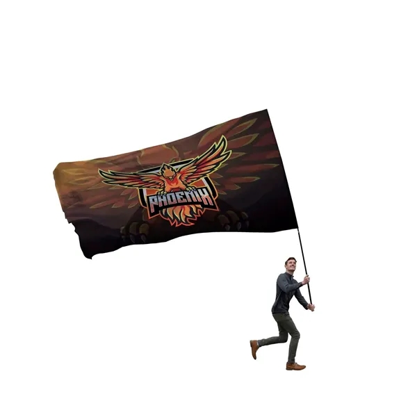 Spirit flag kit with a 6' x 10' nylon flag and... from ASI 87188 Showdown Displays