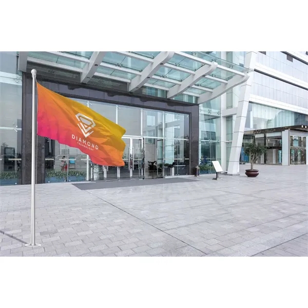 6' x 10' nylon flag with canvas heading, brass grommets and... from ASI 87188 Showdown Displays