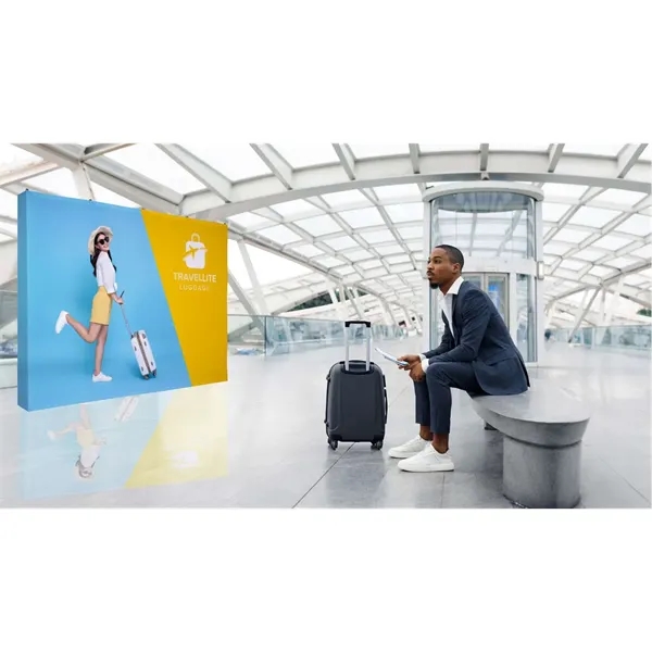 10' straight splash wrap kit with graphic panel that covers the... from ASI 87188 Showdown Displays