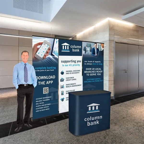 Trunk-to-Anywhere Total Show Package with three Economy retractors... from ASI 87188 Showdown Displays