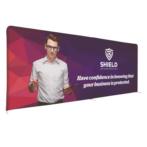 Publicity Pro Total Show 20' EuroFit wall display package with two... from ASI 87188 Showdown Displays