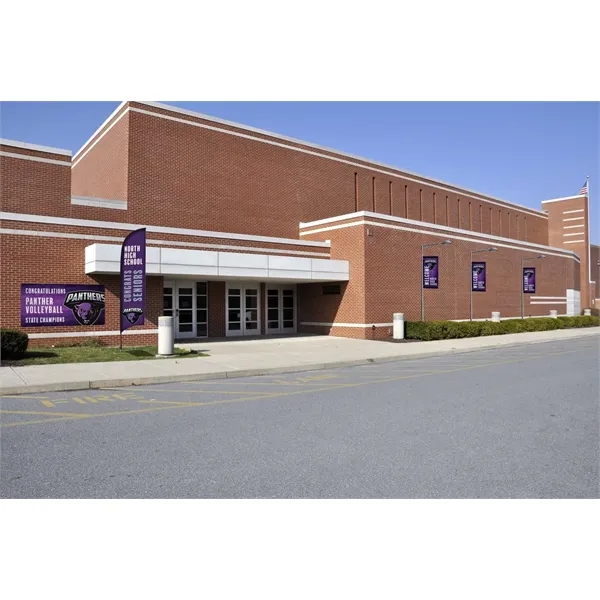 4' x 8' banner made of 18 oz. opaque scrim vinyl... from ASI 87188 Showdown Displays