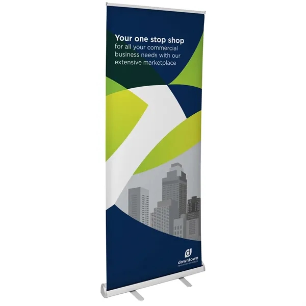 33.5" value retractor kit with aluminum base, double-footed design, shock cord... from ASI 87188 Showdown Displays