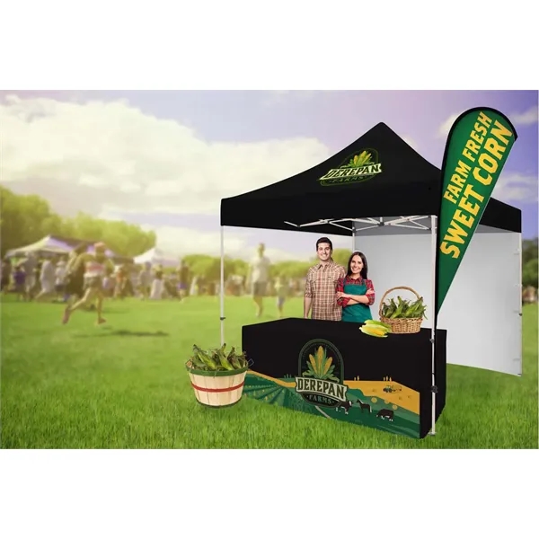 Standard tent kit with a 10' tent, crank-up canopy, stake kit,... from ASI 87188 Showdown Displays