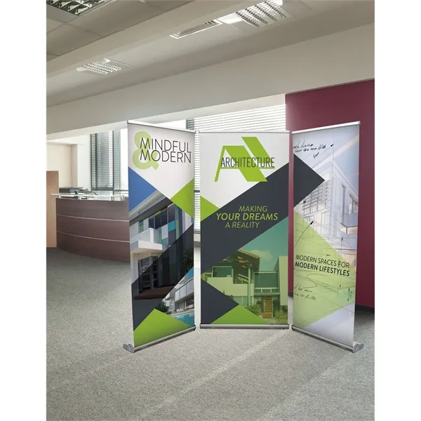 31.5" stratus retractor kit with no-curl hybrid media.... from ASI 87188 Showdown Displays