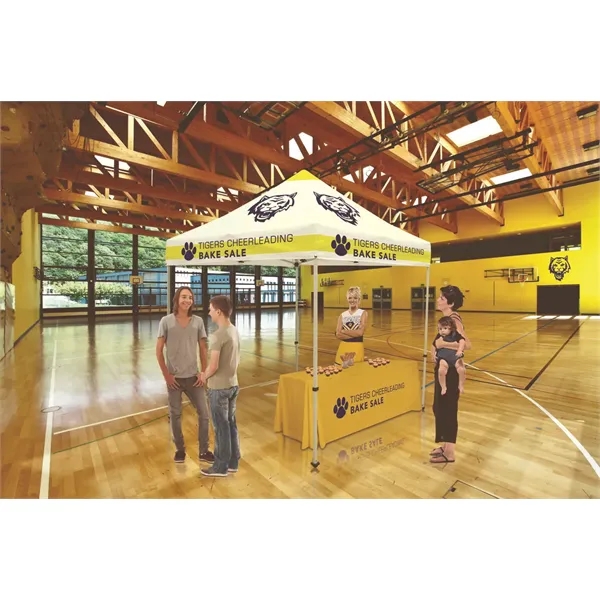 8' deluxe tent kit with crank-up canopy, steel frame, legs, feet... from ASI 87188 Showdown Displays