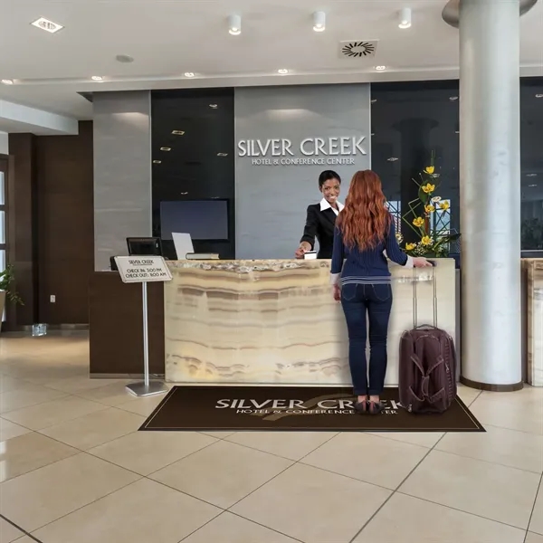 3' x 5' floor hugger mat made with a nylon yarn... from ASI 87188 Showdown Displays