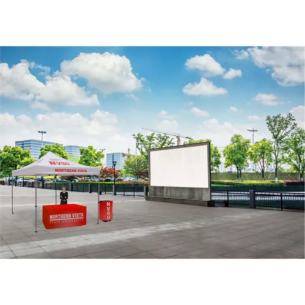 10' deluxe tent with vented canopy and an imprint on two... from ASI 87188 Showdown Displays