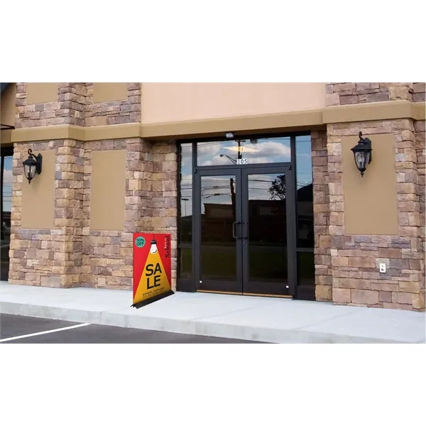 36" freestanding sign holder that's constructed of steel.... from ASI 87188 Showdown Displays