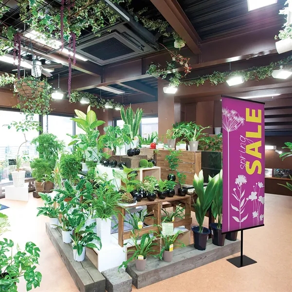 24" banner display kit with frame, telescoping pole and customizable banner.... from ASI 87188 Showdown Displays