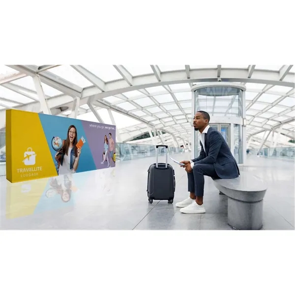 20' straight splash floor display wrap kit with dye sublimated graphic... from ASI 87188 Showdown Displays