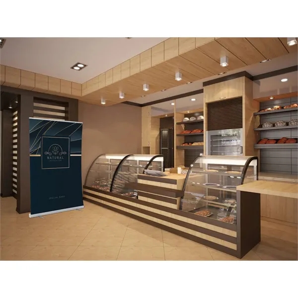 5' jumbo wide retractor, smooth scrim vinyl kit.... from ASI 87188 Showdown Displays