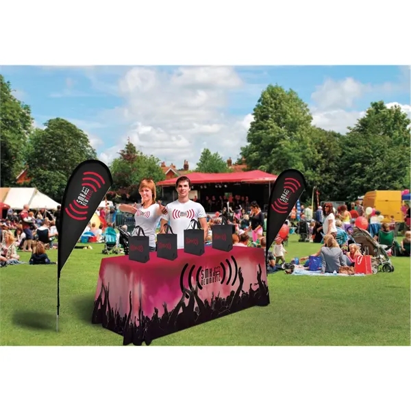 72" x 28" x 30" premium display table throw cover with... from ASI 87188 Showdown Displays