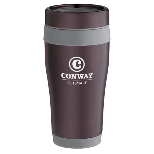 16 oz. tumbler with stainless steel outer wall, color liner and... from ASI 88060 Snugz/USA Inc / Sweda®