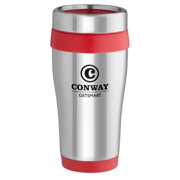 16 oz. tumbler with stainless steel outer wall, color liner and... from ASI 88060 Snugz/USA Inc / Sweda®