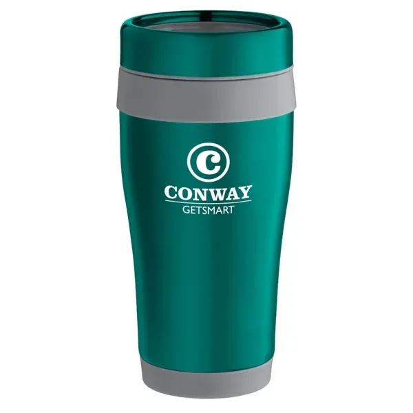 16 oz. tumbler with stainless steel outer wall, color liner and... from ASI 88060 Snugz/USA Inc / Sweda®