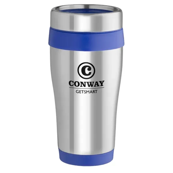 16 oz. tumbler with stainless steel outer wall, color liner and... from ASI 88060 Snugz/USA Inc / Sweda®