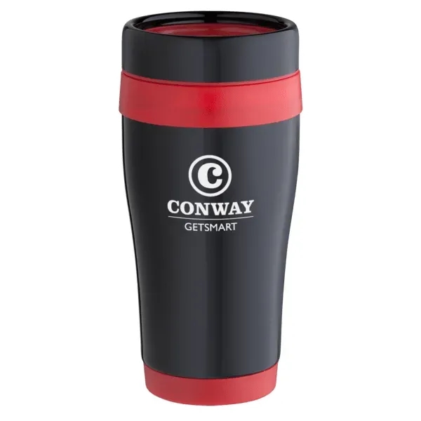 16 oz. tumbler with stainless steel outer wall, color liner and... from ASI 88060 Snugz/USA Inc / Sweda®