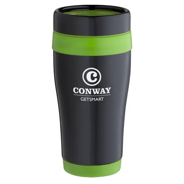16 oz. tumbler with stainless steel outer wall, color liner and... from ASI 88060 Snugz/USA Inc / Sweda®