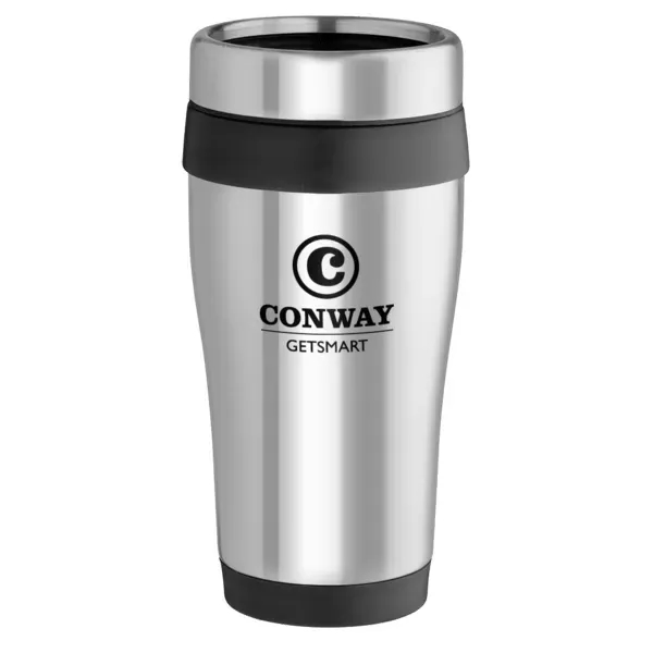 16 oz. tumbler with stainless steel outer wall, color liner and... from ASI 88060 Snugz/USA Inc / Sweda®