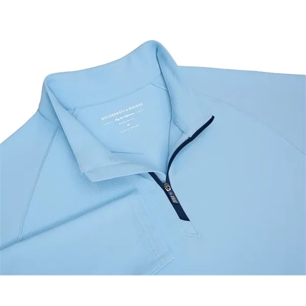 The Stuart is a lightweight solid performance quarter-zip featuring a subtle... from ASI 38120 Ball Pro / Diversified Quality Kitchenware / Branded Apparel Designs