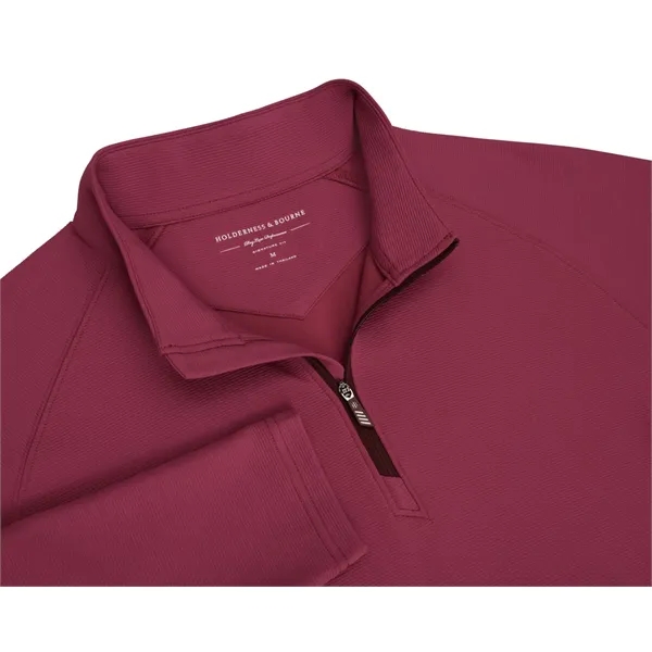 The Stuart is a lightweight solid performance quarter-zip featuring a subtle... from ASI 38120 Ball Pro / Diversified Quality Kitchenware / Branded Apparel Designs