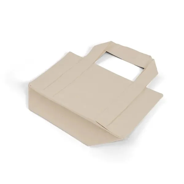 Compact cotton canvas tote with a front pocket and durable handles.... from ASI 67557 LimeLight Ent / Limelight USA