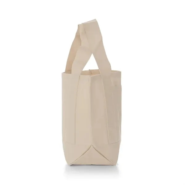 Compact cotton canvas tote with a front pocket and durable handles.... from ASI 67557 LimeLight Ent / Limelight USA