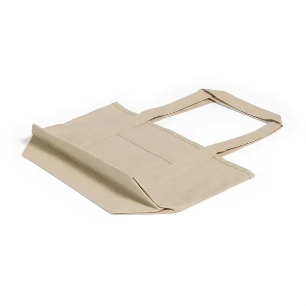 12oz cotton canvas tote with contrast trim, long handles, and interior... from ASI 67557 LimeLight Ent / Limelight USA