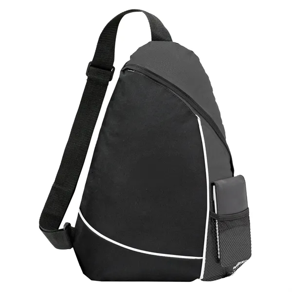 Sling pack made of 600 denier polyester with aerodynamic styling.... from ASI 46755 Cosmo Promos