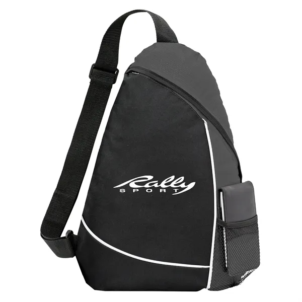 Sling pack made of 600 denier polyester with aerodynamic styling.... from ASI 46755 Cosmo Promos