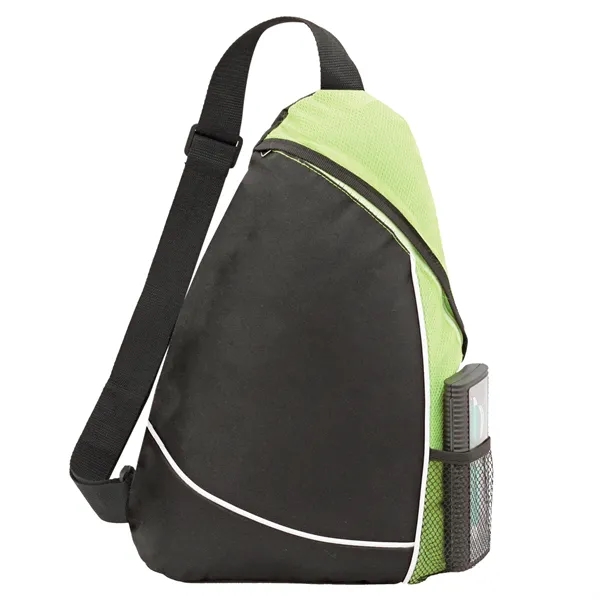 Sling pack made of 600 denier polyester with aerodynamic styling.... from ASI 46755 Cosmo Promos