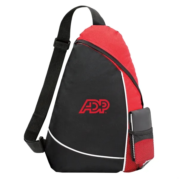 Sling pack made of 600 denier polyester with aerodynamic styling.... from ASI 46755 Cosmo Promos