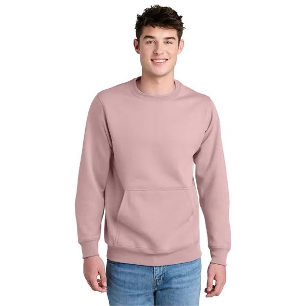 Port & Company Core Fleece Crewneck Pocket Sweatshirt... from ASI 84863 SanMar