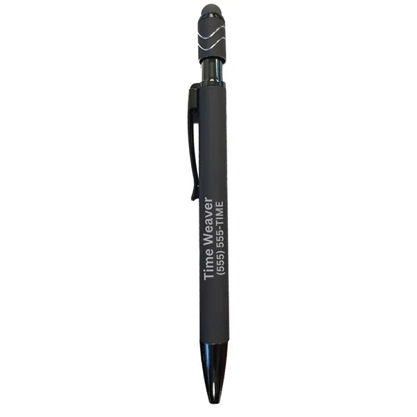 Spin top pen with stylus.... from ASI 57956 Graphco line