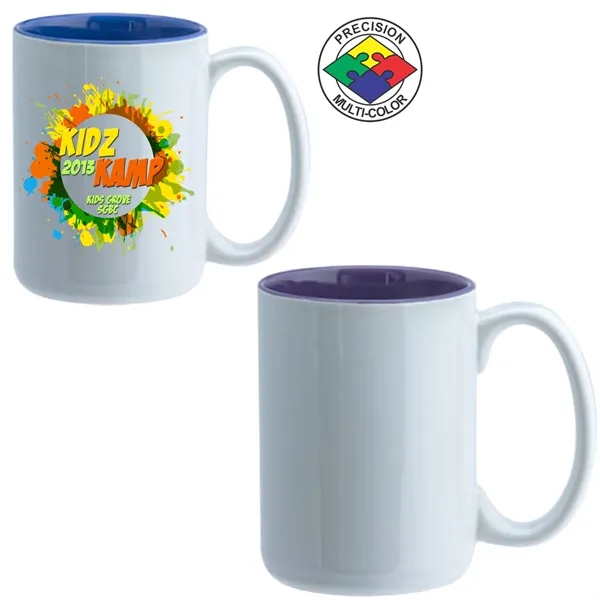 15oz El Grande Two Tone mug with c-shaped handle. Huge variety... from ASI 80093 Pyrographics / Pyrographics Line