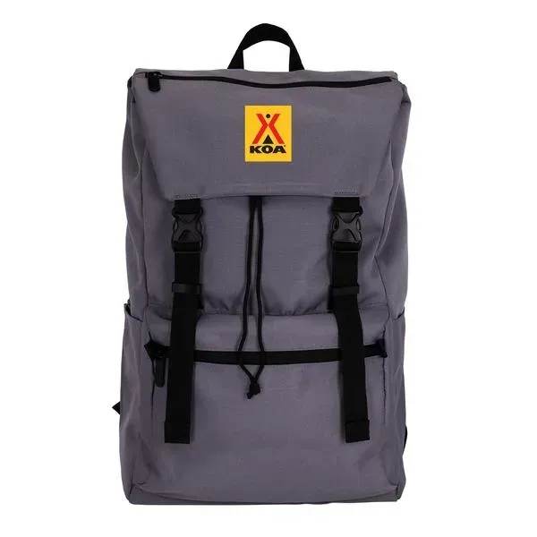 Backpack made with RPET materials with pull cord top opening, padded... from ASI 88060 Snugz/USA Inc
