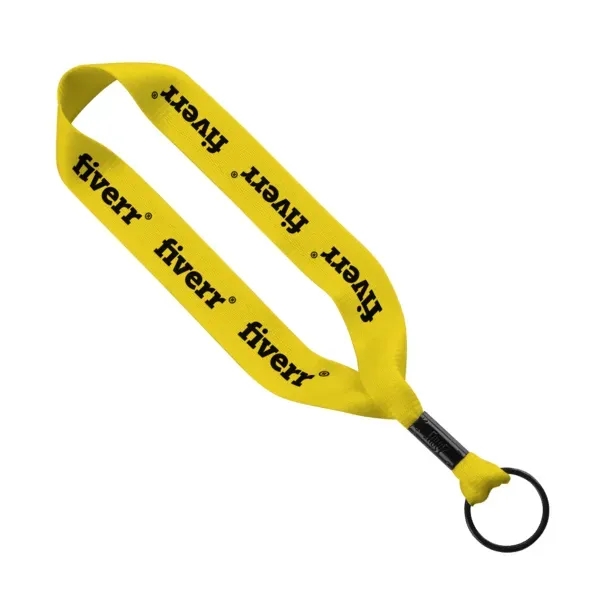 1/2" x 6" polyester keychain with metal crimp and split ring.... from ASI 88060 Snugz/USA Inc / SnugZ USA®