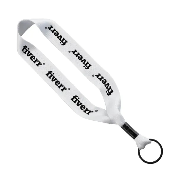 1/2" x 6" polyester keychain with metal crimp and split ring.... from ASI 88060 Snugz/USA Inc / SnugZ USA®