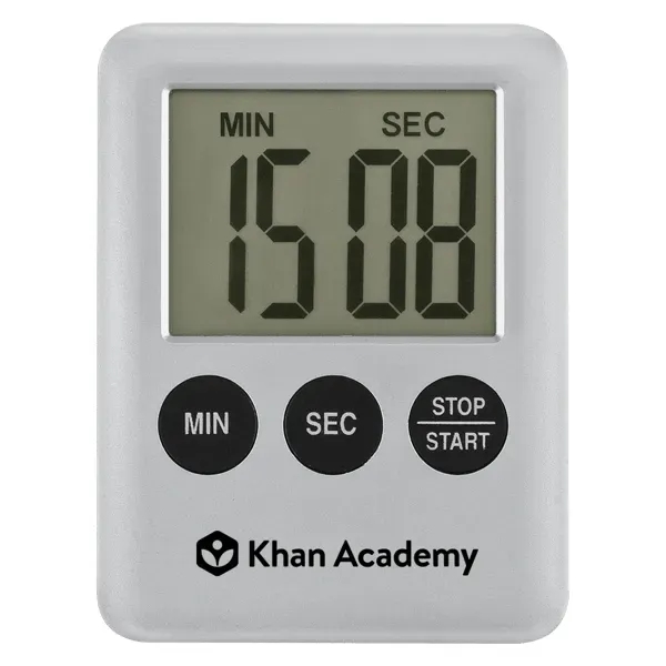 2 1/8" x 2 3/4" magnetic timer with a large digital... from ASI 88060 Snugz/USA Inc / Sweda®